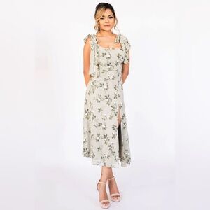 Reformation Sage Green Twilight Dress